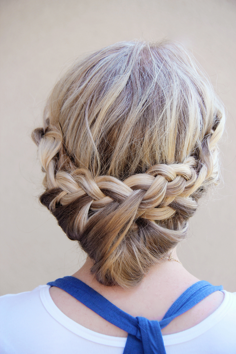 Romantic Short Hair Braid - Princess hairstyles for short hair | Facebook