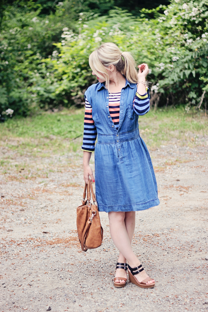 The denim dress that goes with everything - Twist Me Pretty