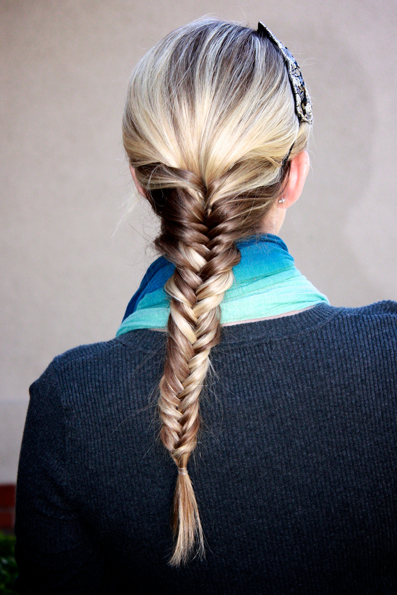 Day 19- the fishtail braid - Twist Me Pretty
