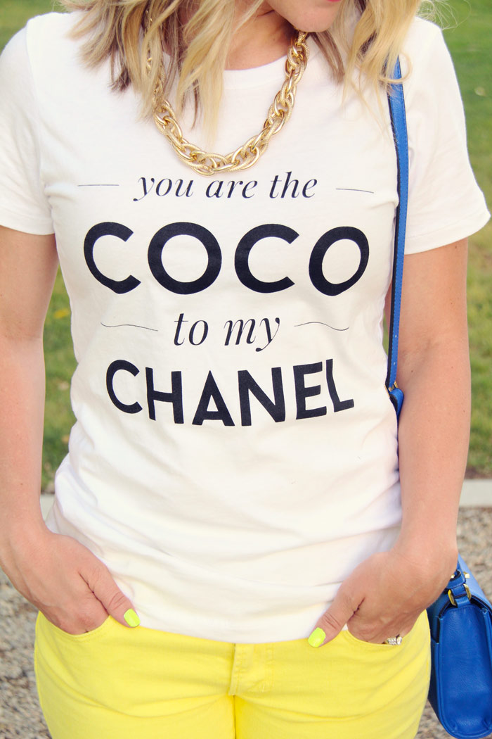 You are the Coco to my Chanel - Twist Me Pretty