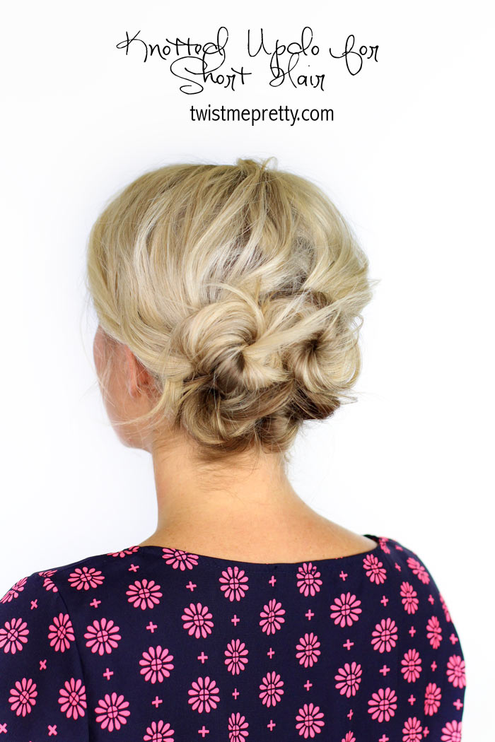 Image of Twist and Pin Updo updo for short hair