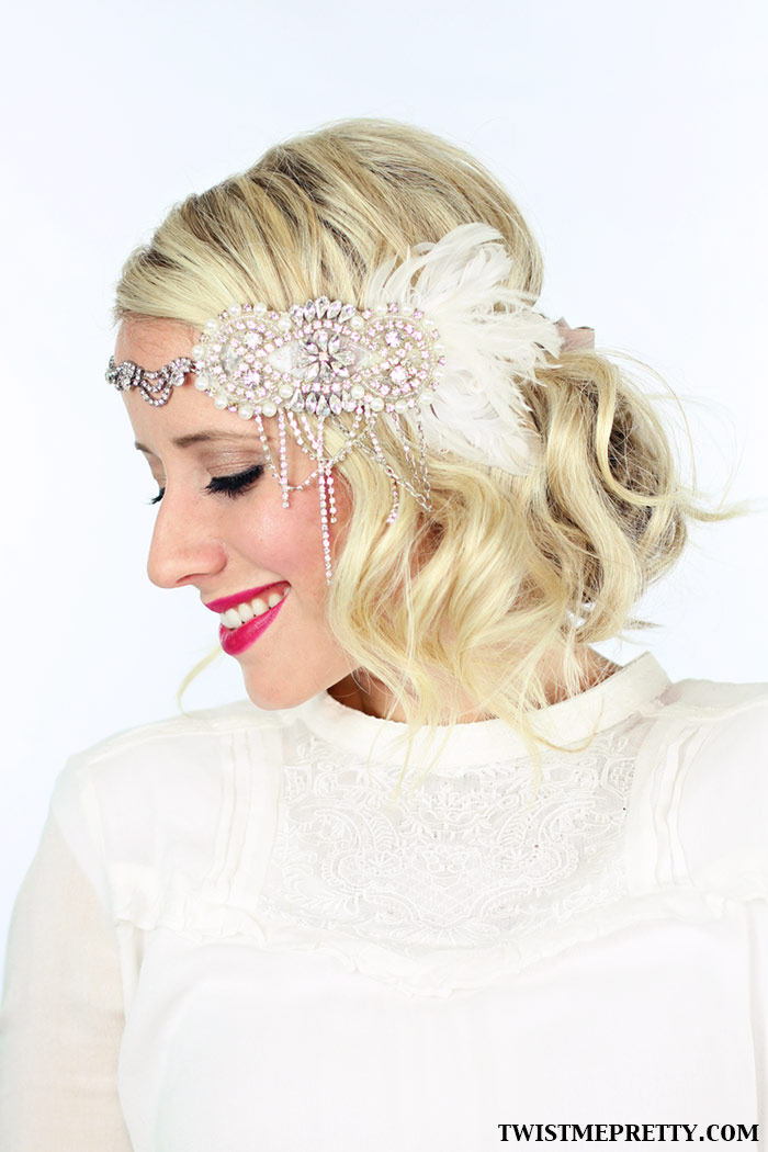 2 gorgeous GATSBY hairstyles for Halloween  or a wedding  