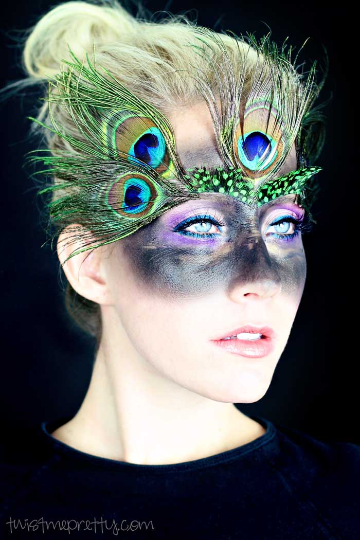 Peacock makeup cheap