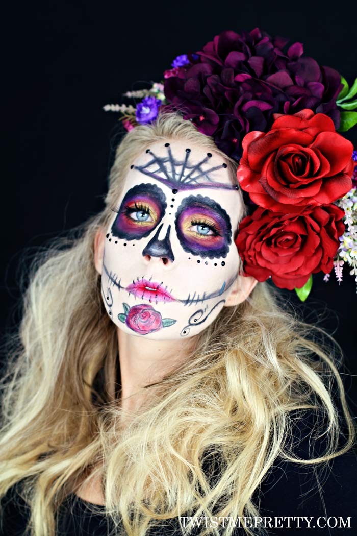 Sugar Skull Makeup Tutorial For