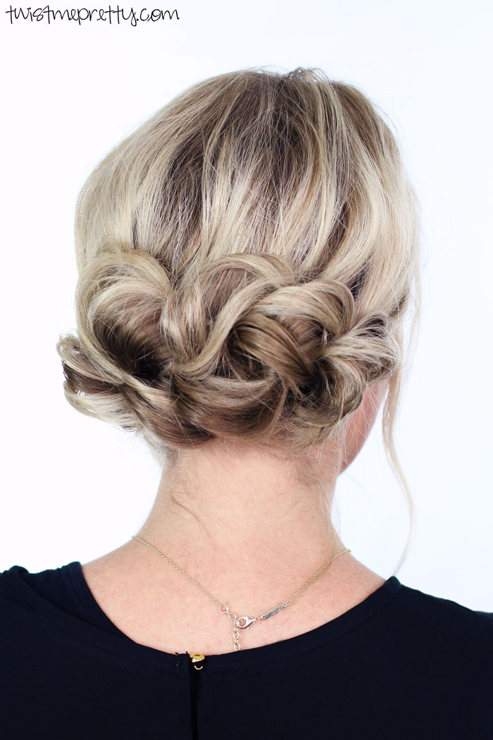 Pictures Of Updos For Short Hair