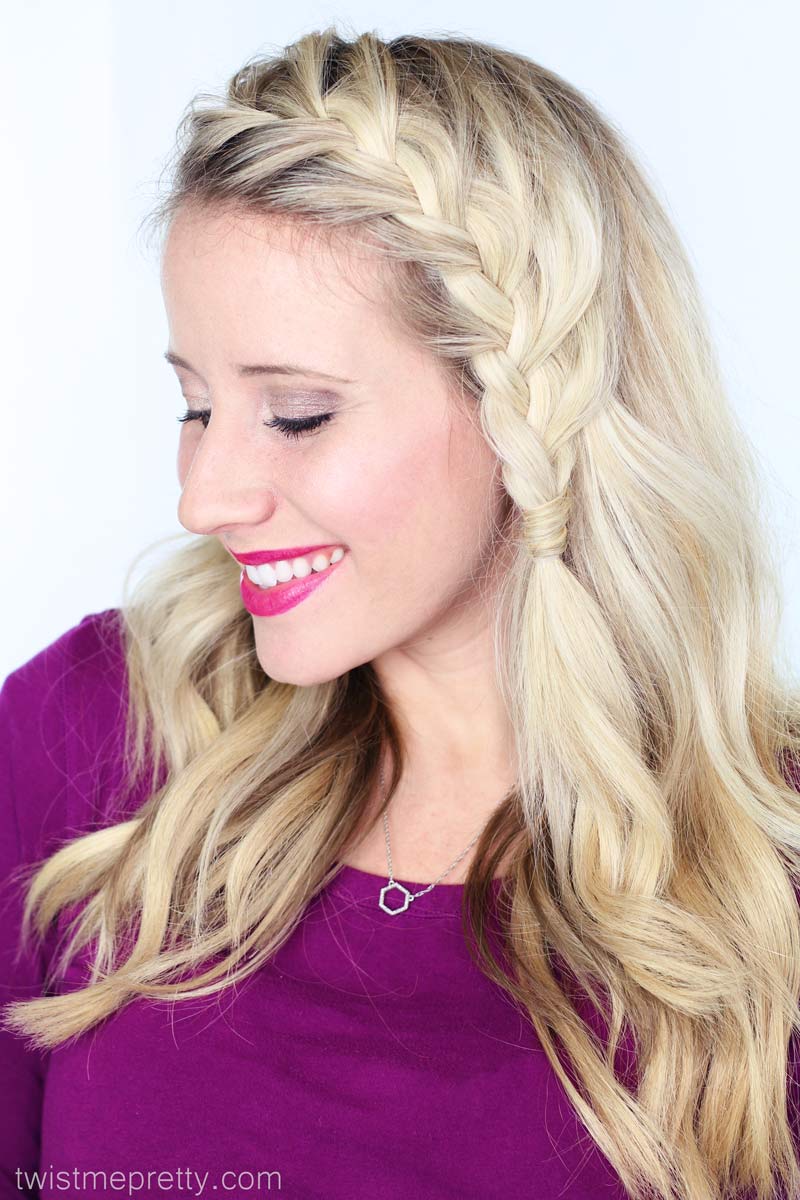 A Simple French Braid - Twist Me Pretty