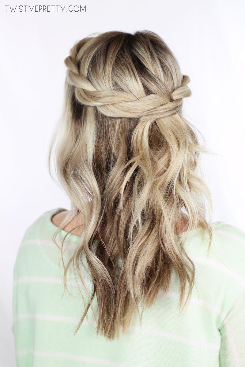 Pull-Thru Crown Braid - Cute Girls Hairstyles