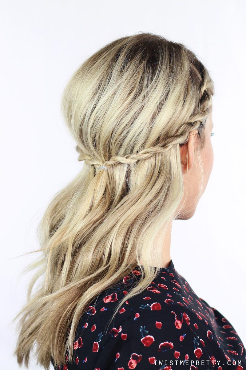 1 Twisted Braid / 5 Hairstyles - Twist Me Pretty