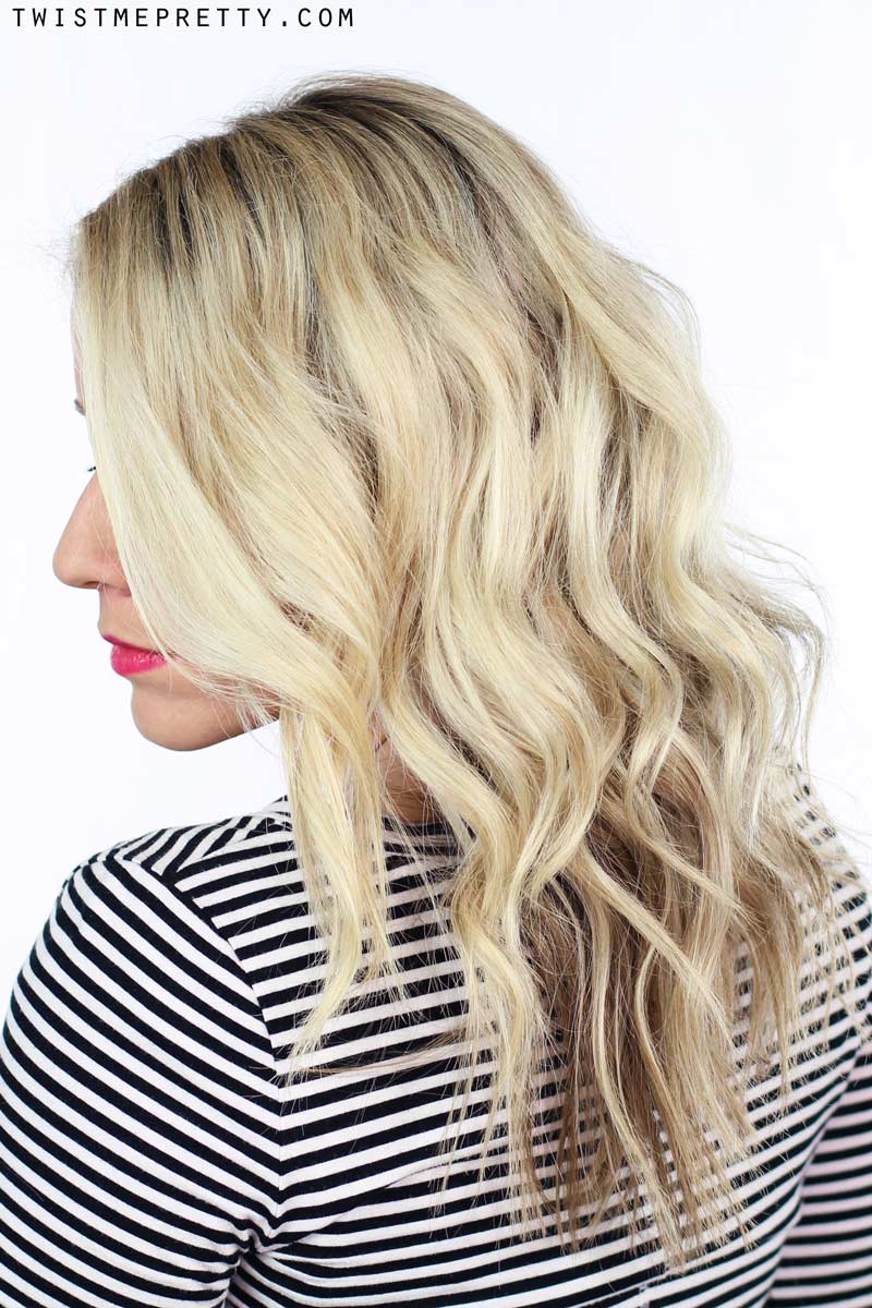 How To: Soft Waves Using a Curling Wand - Twist Me Pretty