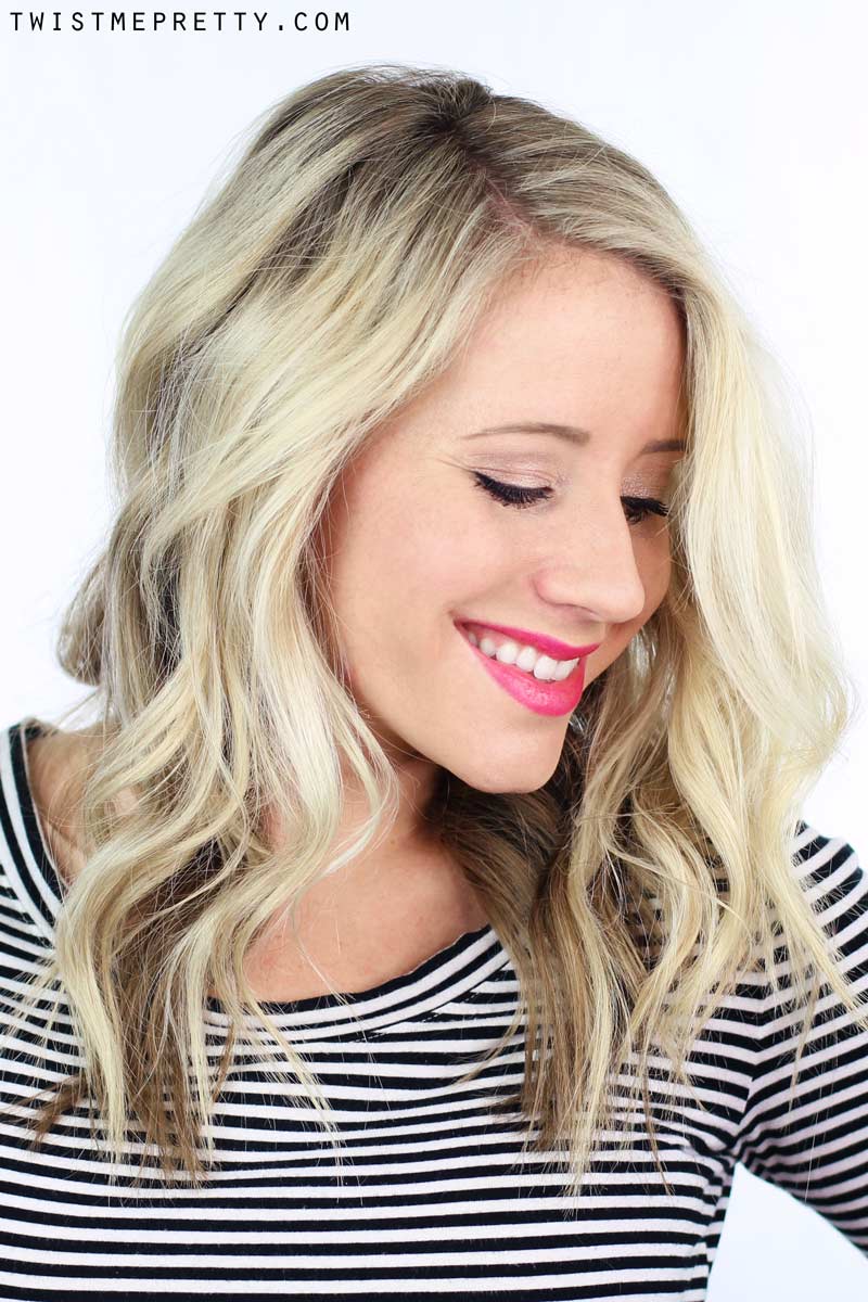 How To: Soft Waves Using a Curling Wand - Twist Me Pretty
