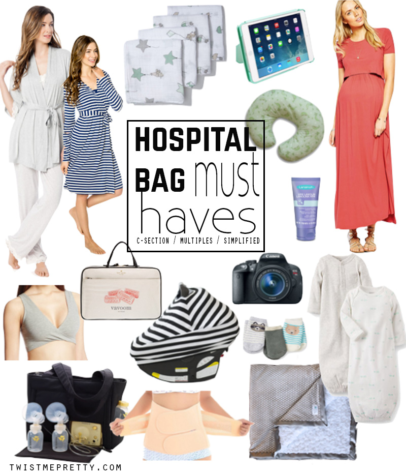 WHAT'S IN MY HOSPITAL BAG - Sweats + The City