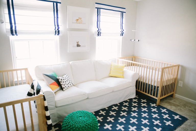 Twin Nursery With Couch