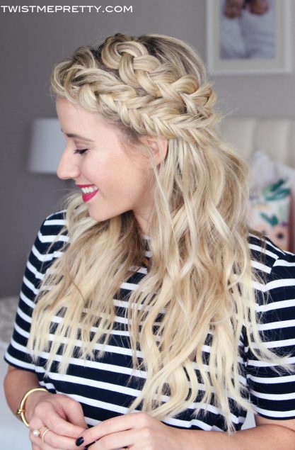 Keep Extensions From Showing + Mixed Braids Tutorial - Twist Me Pretty