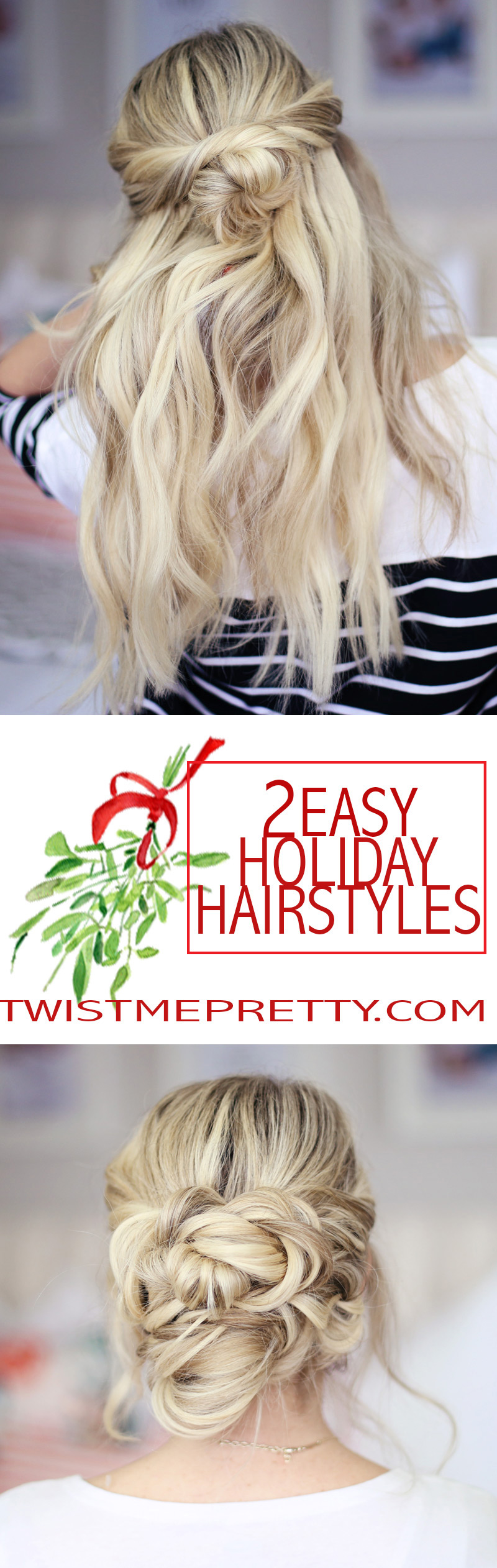 Holiday Party Updo | Holiday party hair, Easy hair updos, Holiday hairstyles