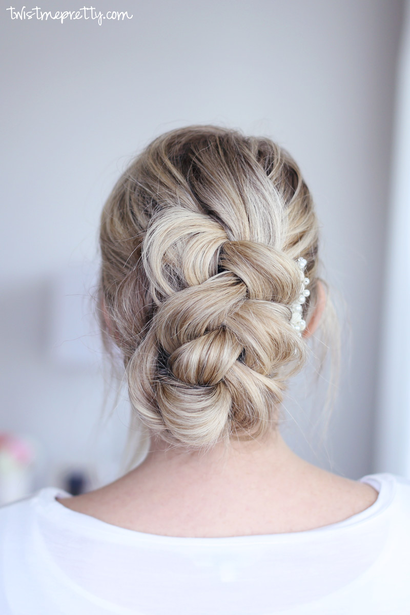Tucked Braid Updo - A Beautiful Mess
