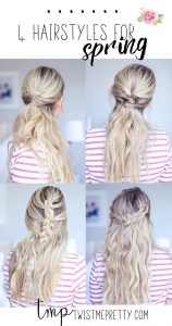 Four Hairstyles For Spring - Twist Me Pretty