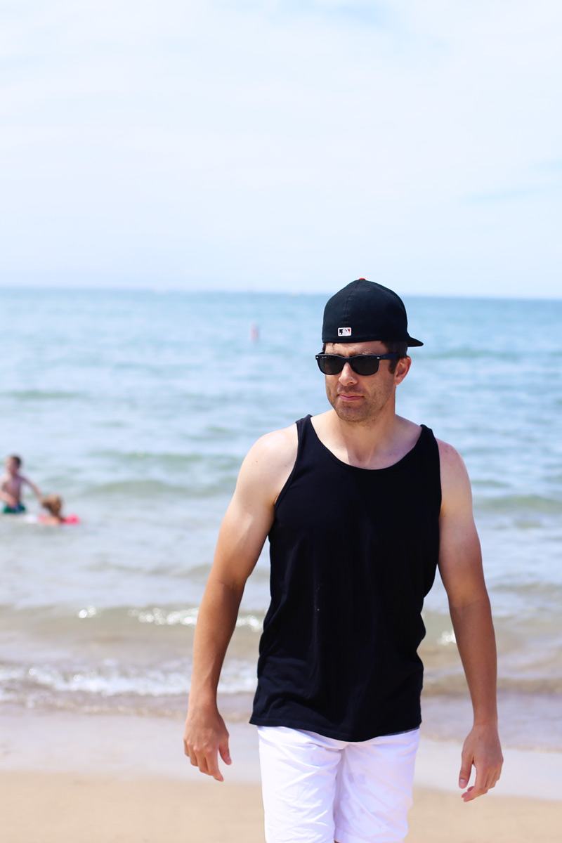 Brian on the beach