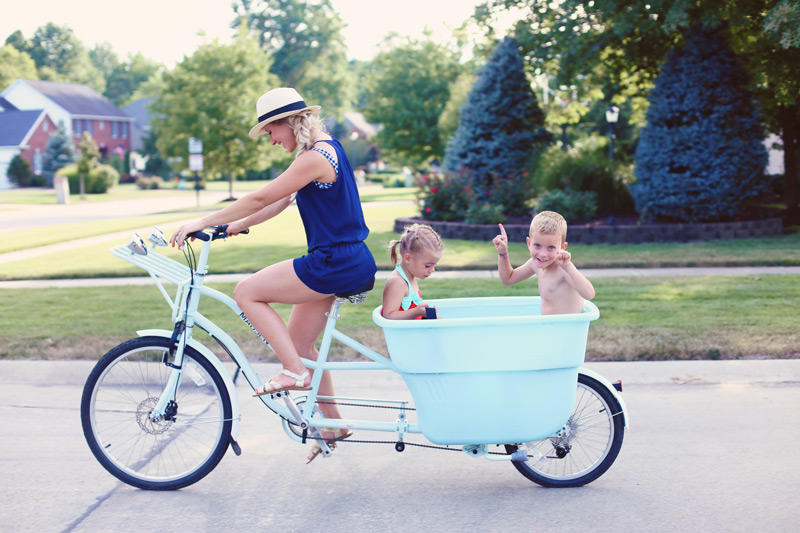 Bucket Bikes are the perfect way to exercise and spend time with kids.