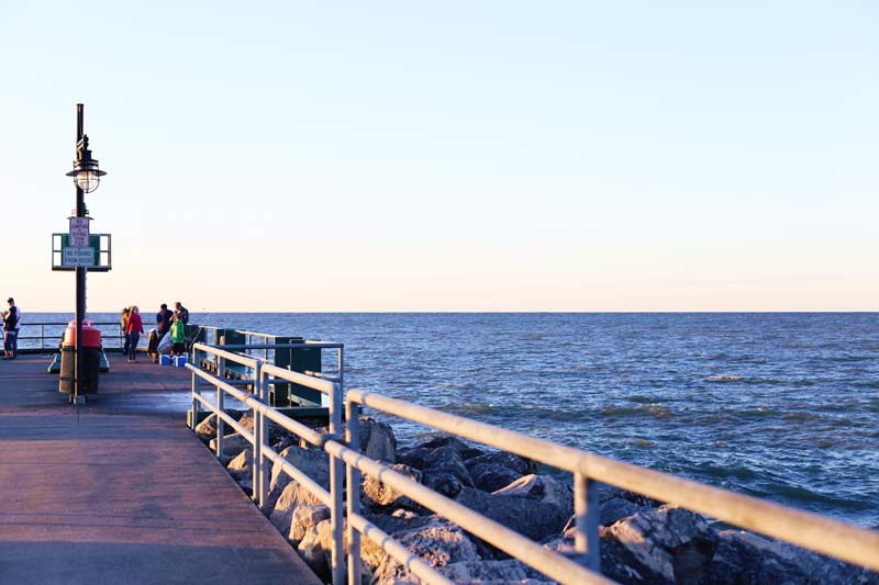 View from the pier.