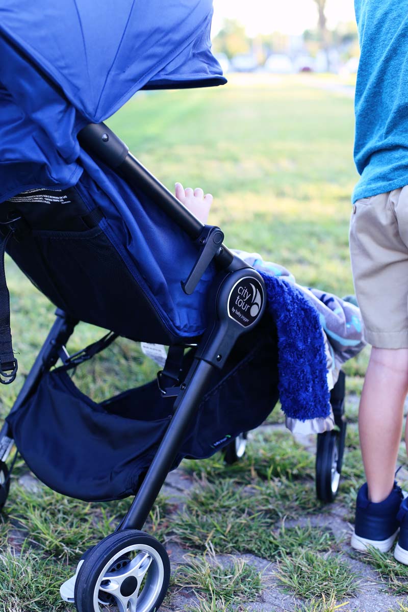 The City Tour baby jogger stroller works perfectly for Abby's family.