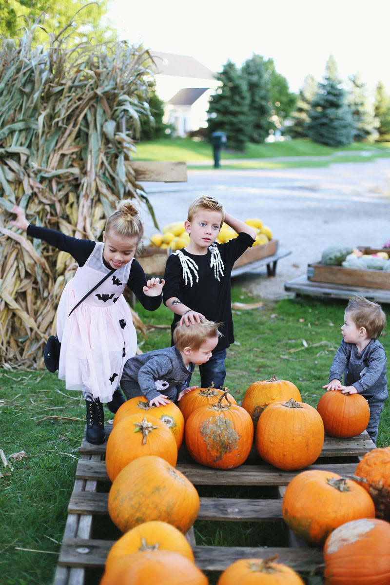 Halloween outfits for Abby's kids 