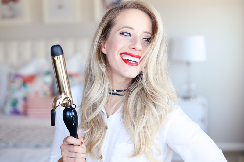 A curling iron will get your hair looking gorgeous this holiday season! Twist Me Pretty