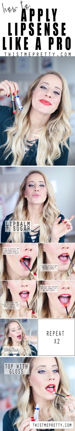 Learn how to apply LipSense like a pro with Abby from Twist Me Pretty