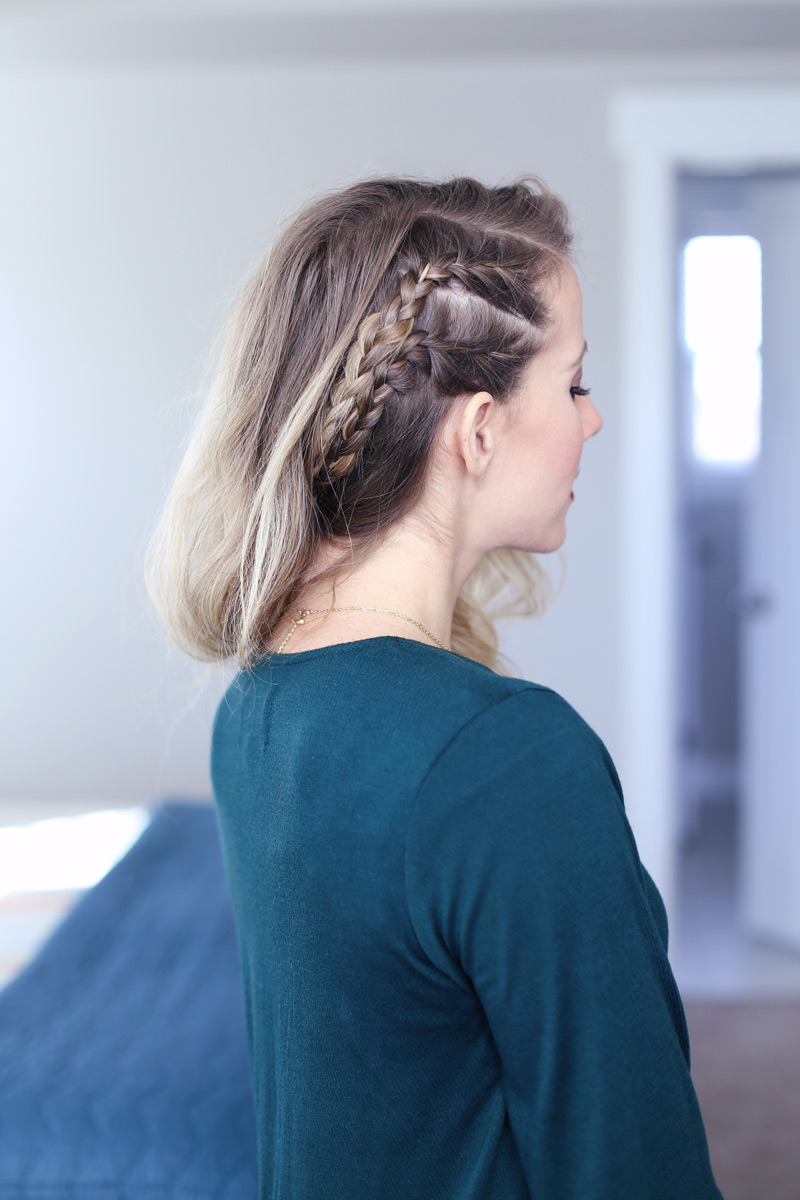 Fun and pretty - this new year's eve hairstyle is beautiful!