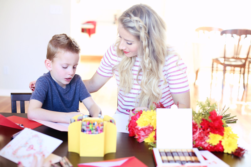 merci chocolate, flowers and cards are the perfect Valentine's Day gift for teachers.