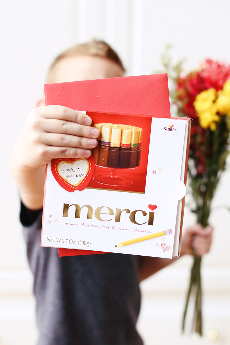 merci chocolates make the perfect Valentine's Day gift for teachers