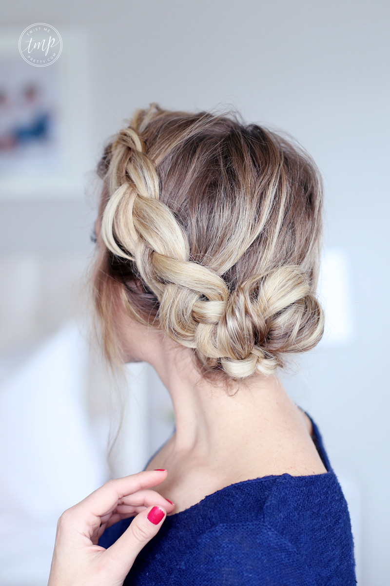 Beautiful Braided Bun-Quick Easy and Fun