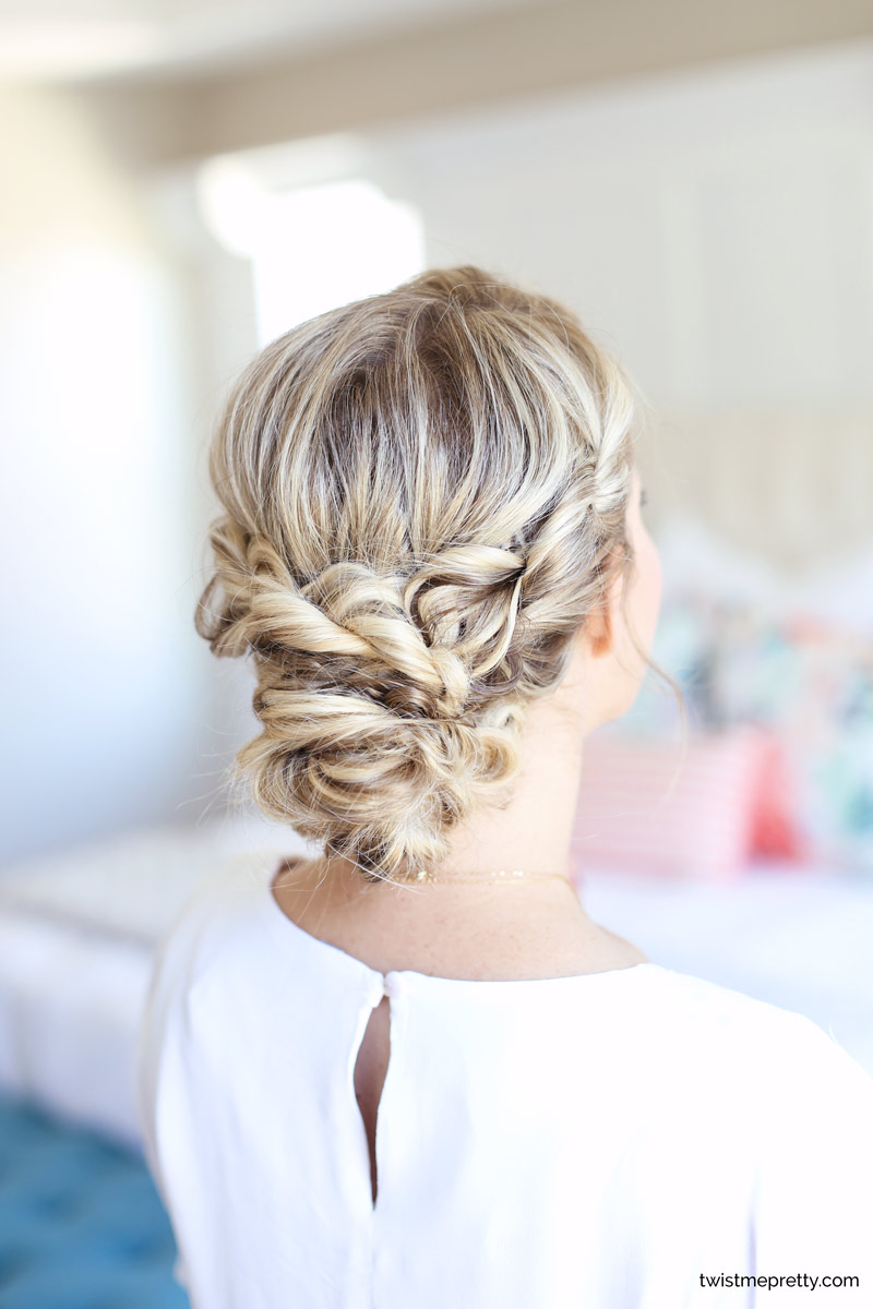 LACE BRAID HOMECOMING UPDO | Braided Hairstyle - YouTube