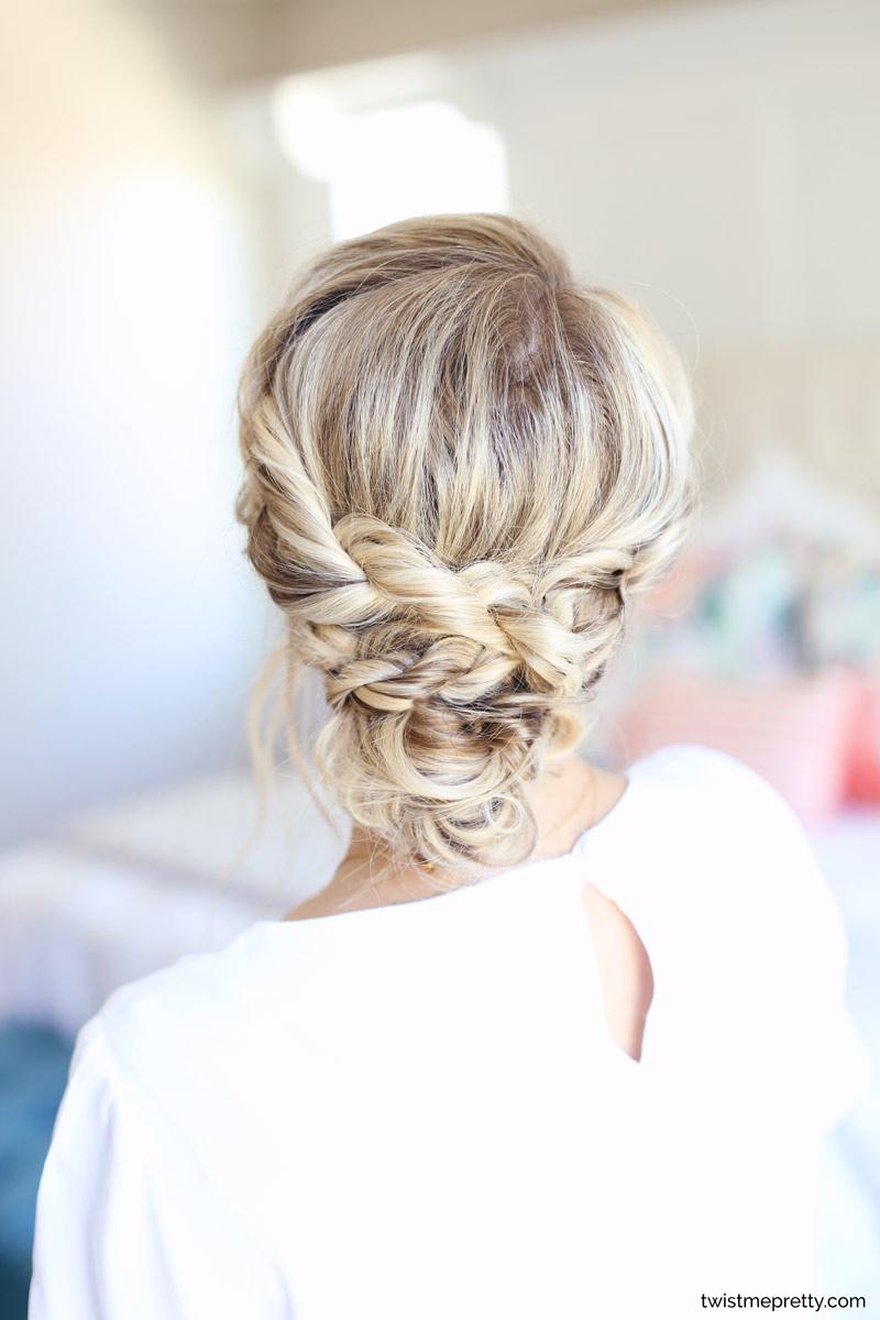 Stacked Fishtail Updo - Cute Girls Hairstyles
