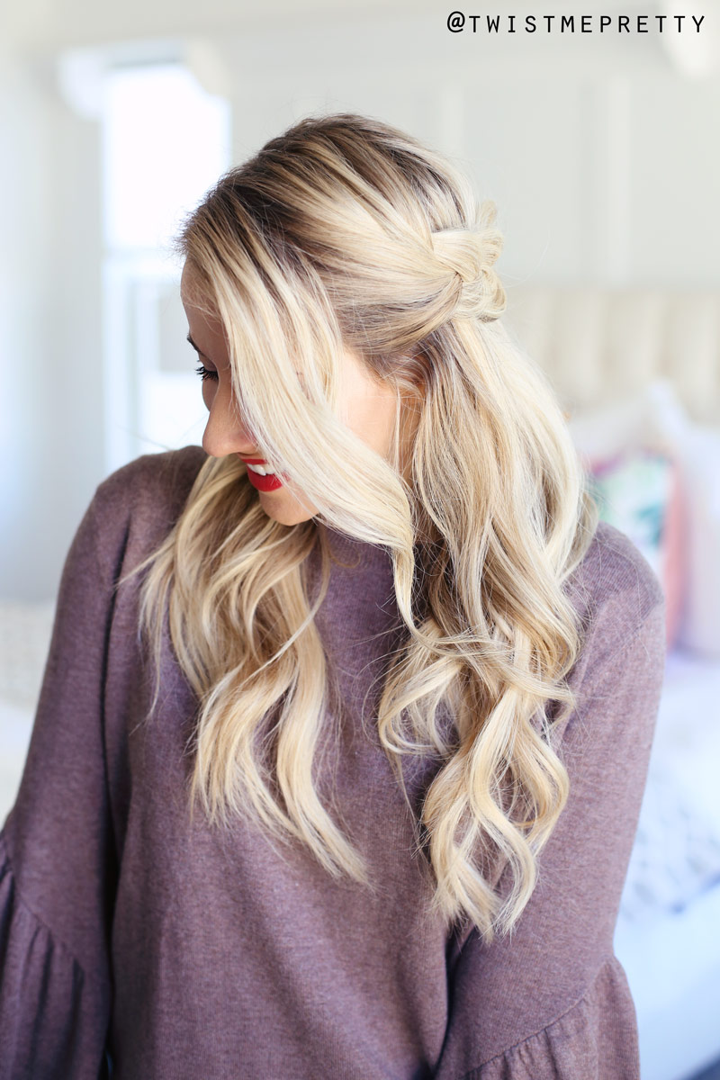 Half Up Crown Braid