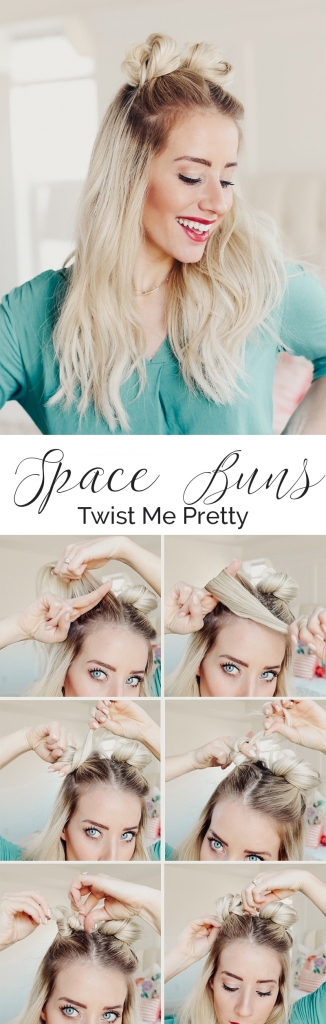 How to do Space Buns!! - Twist Me Pretty