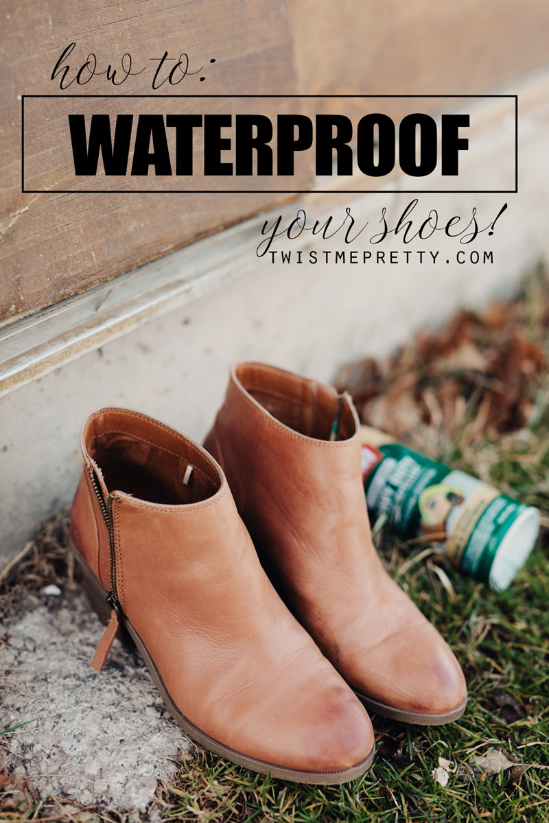 waterproof your shoes