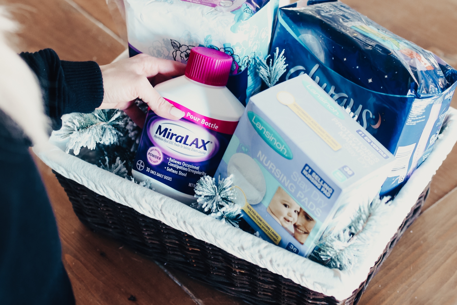 Breastfeeding Box, Postpartum Gift Basket For New Moms