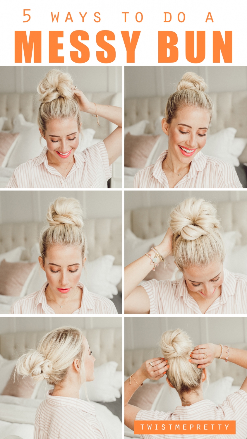 How to Do a Messy Bun 10 Easy Bun Hairstyle Tutorials for 2023