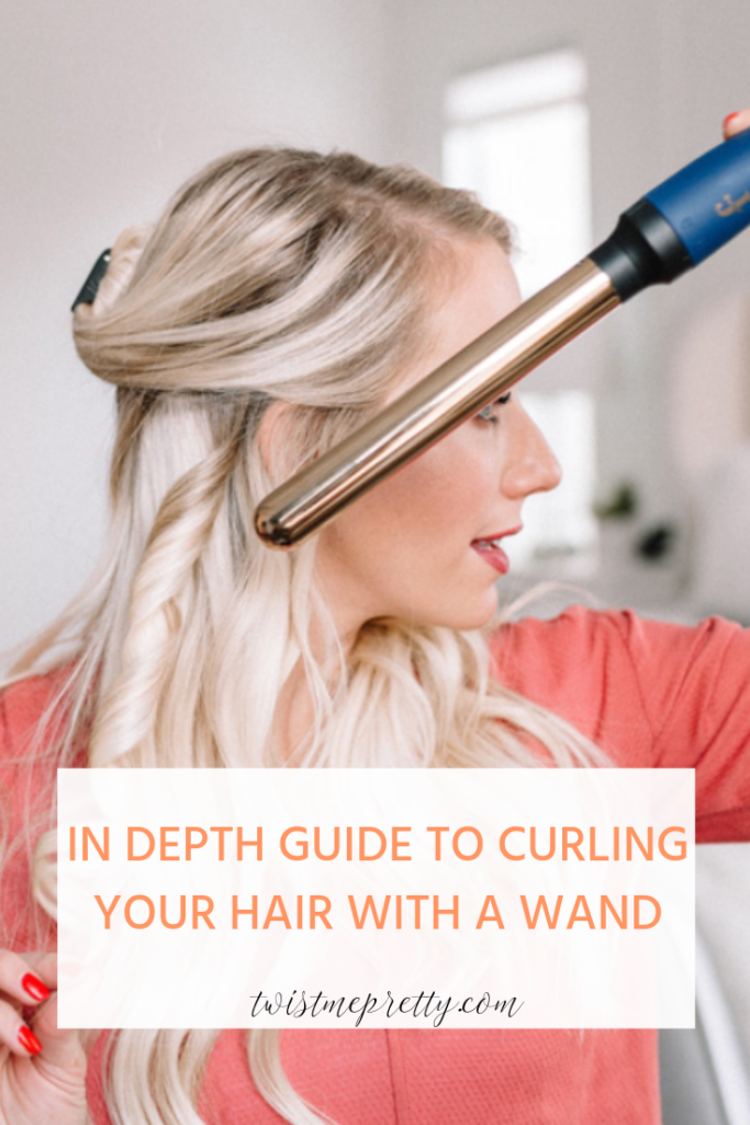 in depth guide to curling your hair with a wand by Abby Smith twistmepretty.com