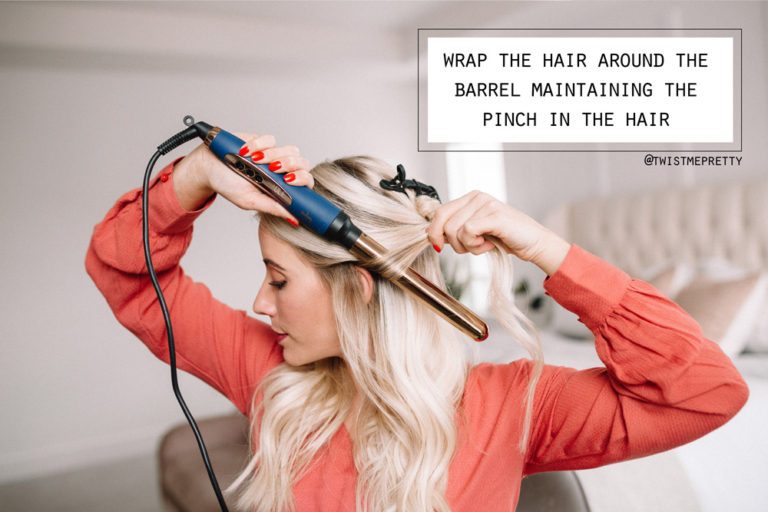 How to CURL HAIR with a curling wand! Twist Me Pretty