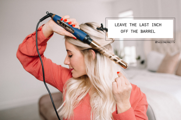 How to CURL HAIR with a curling wand! Twist Me Pretty