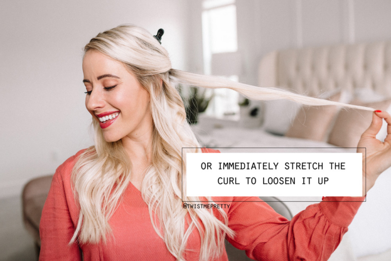 How to CURL HAIR with a curling wand! Twist Me Pretty