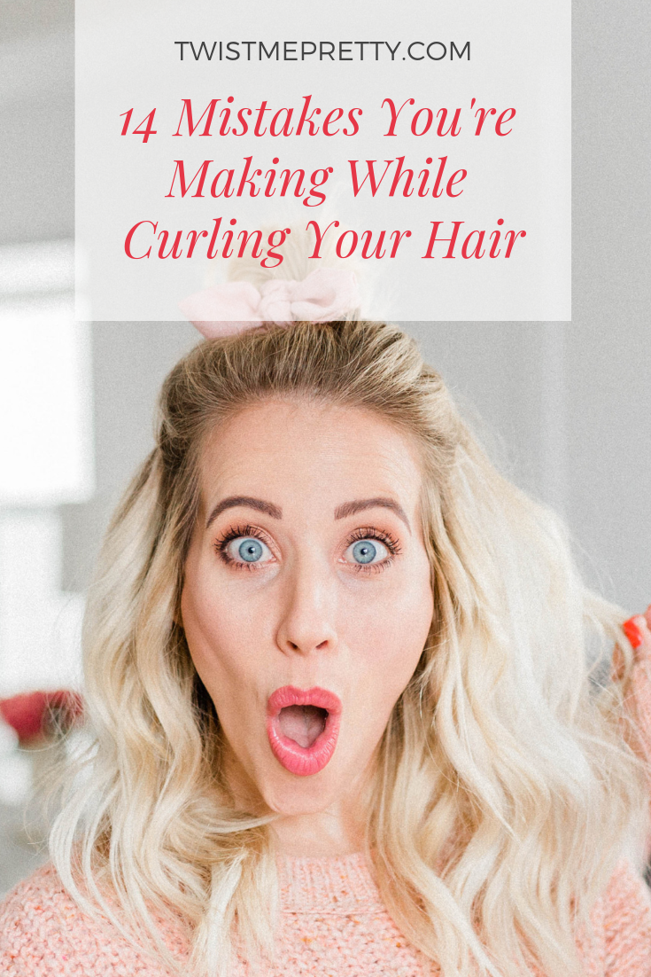 14 Mistakes You're Making While Curling Your Hair_Pinterest Pin