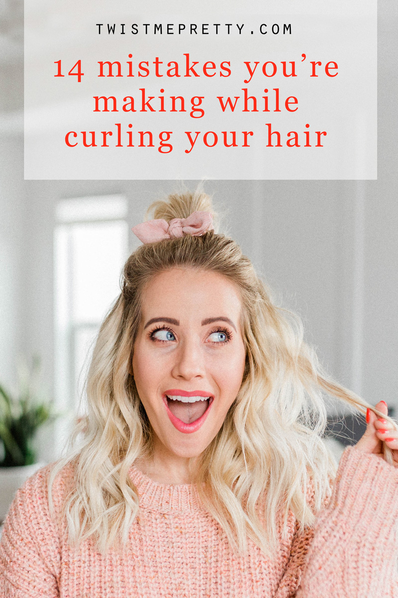 14 mistakes you're making while curling your hair