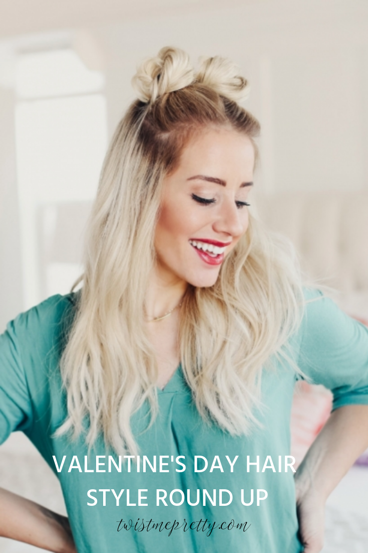 9 Quick Hairstyles for Valentines Day - Style Round-Up with twistmepretty.com