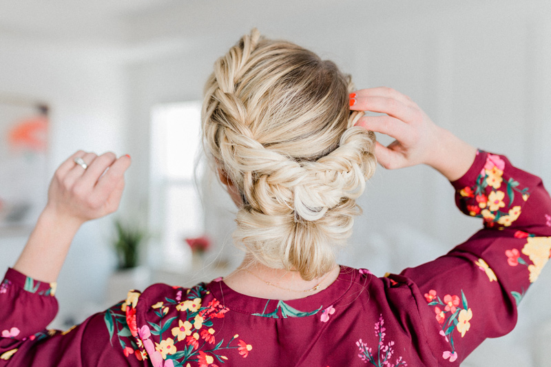 Beautiful Fishtail Braided Updo Tutorial - Twist Me Pretty