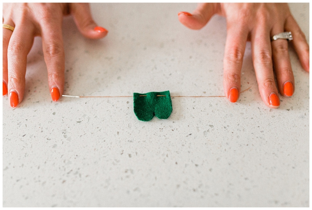 St Patrick's Day Shamrock Banner DIY a step by step instructions by twistmepretty.com