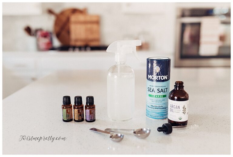 DIY Sea Salt Texturizing Hair Spray Twist Me Pretty