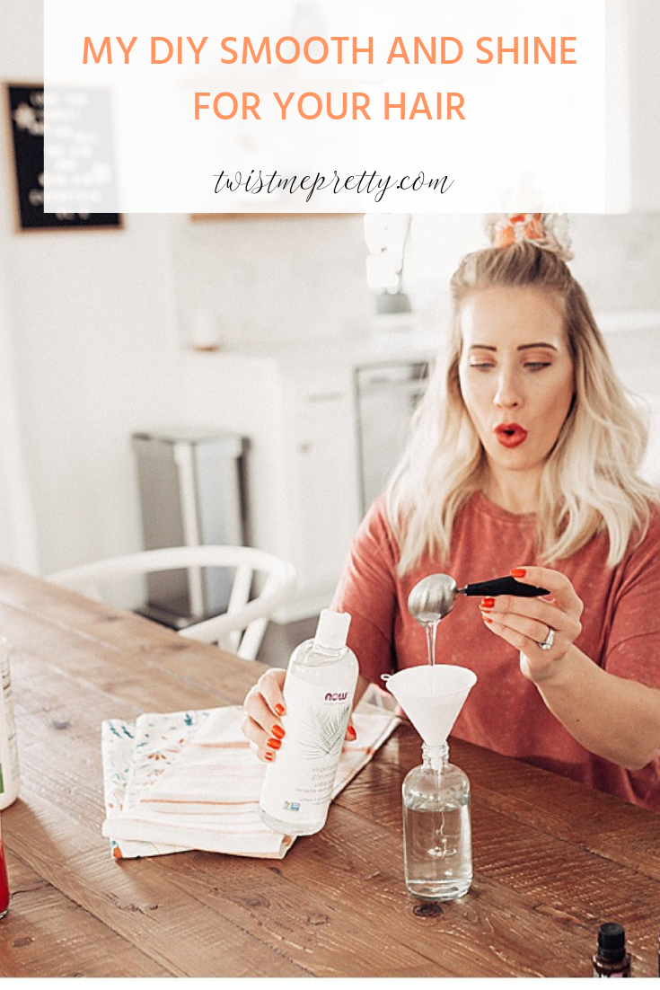 Smooth and Shine Spray DIY for your hair - Twist Me Pretty Smooth and Shine Spray DIY for your hair - Twist Me Pretty