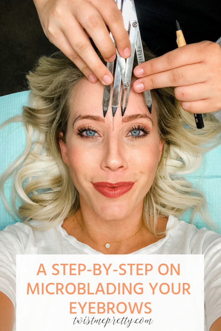 Everything You Need To Know About Microblading step by step on microblading your brows with www.twistmepretty.com